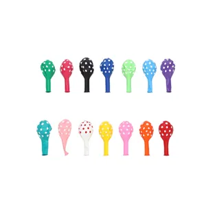 12-inch thickened candy polka dot latex balloon set colorful party wedding decoration