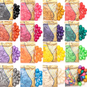 Set di palloncini in lattice perlato addensato da 12 pollici per decorazioni di feste nuziali