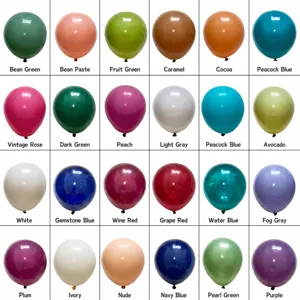 10-inch thickened retro latex balloon set for birthday parties, weddings, and holiday decorations.