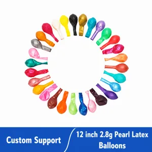 Pearlescent Latex Balloons Solid Color Round Balloons For Wedding Room Wedding Decoration Birthday Party Scene Decor