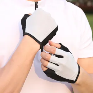 Outdoor half finger cycling gloves breathable mesh sports fitness gloves for men and women