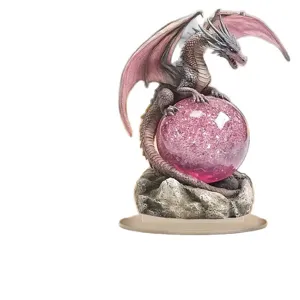 Bohemian crystal dragon flat acrylic tabletop decoration creative fantasy desktop ornament gift