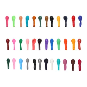 5 inch thick matte latex balloons colorful wedding birthday party decoration wholesale