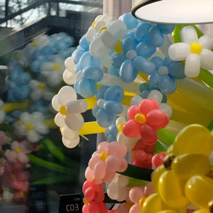 Macaron magic balloons flower bouquet DIY party wedding decoration colorful latex balloons.