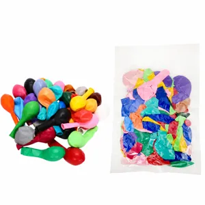 Ensemble de ballons en latex transfrontalier 10 pouces rond épaissi 2.2g mat anniversaire