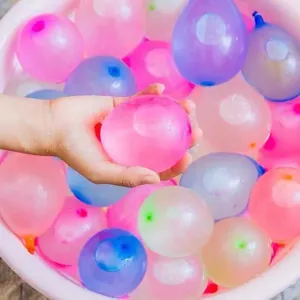 Colorful water balloons set for summer outdoor party kids quick filling water toys