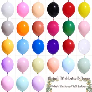 10-inch thickened tail latex balloons for party wedding arch decoration colorful supplies