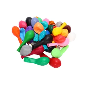 Ensemble de ballons en latex colorés non gonflés ballons mats pour fête d'anniversaire