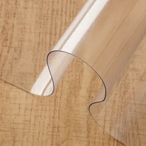 Transparent PVC tablecloth waterproof oil-proof thick desk mat protective table cover for home