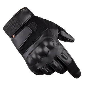 Taktische Hartschalen-Vollfingerhandschuhe, abriebfester Motorrad- und Kampfsportschutz.