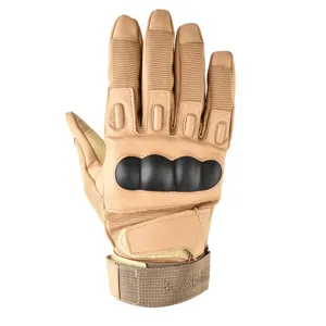 Professionelle taktische Vollfinger-Handschuhe mit Hartschalenschutz für Outdoor-Sport.