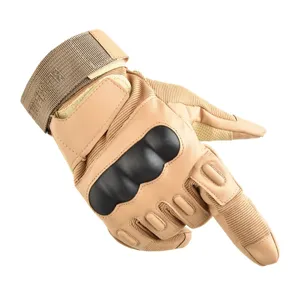 Taktische Vollfinger Handschuhe Hartschale Herren Kampftraining rutschfest verschleissfest
