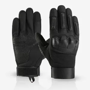 Men's Tactical Riding Gloves Full Finger Motorcycle Outdoor Sports Anti Slip Touch Screen Gloves Hard Shell Protective Gear