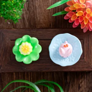 Chinese pastry miniature food toy flower dessert resin DIY craft desktop decor ornament
