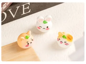 Cute miniature animal figurines resin desktop decor DIY fairy garden accessories ornaments