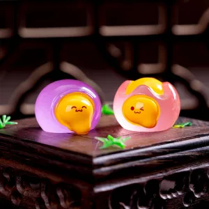 Jolie résine jeu de nourriture dessin animé pâtisserie multi-saveurs figurine décoration.