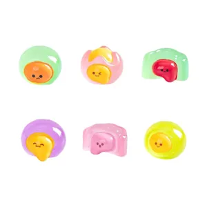 Jolis charms en résine mini figurines de pâtisserie de dessin animé boîte mystère déco bureau