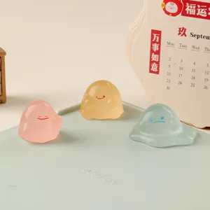 Luminous creative cartoon cute glowing colored small people micro landscape ornaments DIY desktop