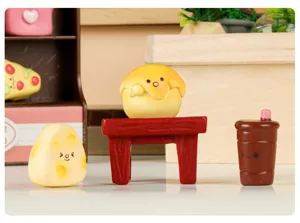 Miniature Japanese food dollhouse accessories, cute resin shokugan micro landscape decor details.
