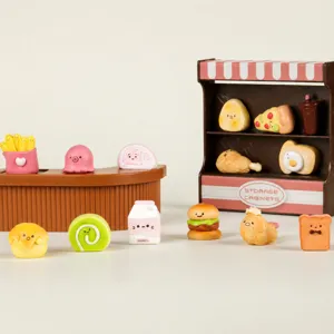 Miniature Japanese Food Resin Ornaments Dollhouse DIY Accessories Cute Cartoon Resin Food Toys For Home Decor