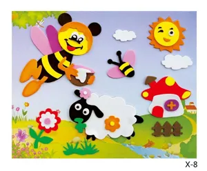 EVA schuim DIY sticker handgemaakt educatief speelgoed set voor kinderen kleuterschool kit