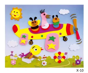 EVA schuim sticker DIY knutselset kinderen kleuterschool handgemaakte educatieve puzzel details.