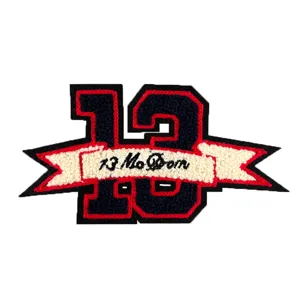 Chenille 13 Aufnäher Stickerei Patch DIY Jacke Kleidung Abzeichen Applikation Zubehör