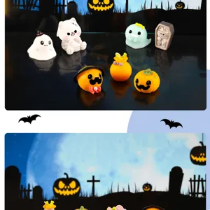 Halloween resin micro landscape miniature ghost pumpkin ornaments decoration accessories