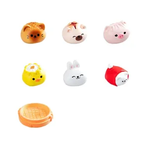 Cute miniature animal food resin toys for dollhouse decoration and DIY crafts micro landscape.