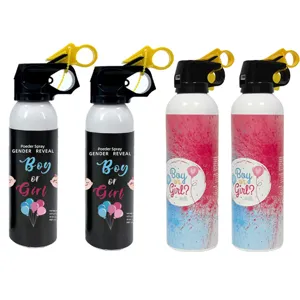 Gender Reveal Pulver Spray Flasche Junge oder Maedchen Party Feier Aerosol Kanone