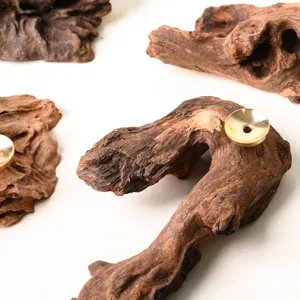 Natural wood root carving base holder for crystal balls spheres pillars crystal display stand