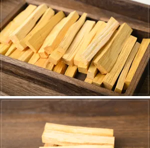 Φυσικά ξυλάκια Palo Santo θυμίαμα για γιόγκα, διαλογισμό και ενεργειακό καθαρισμό.