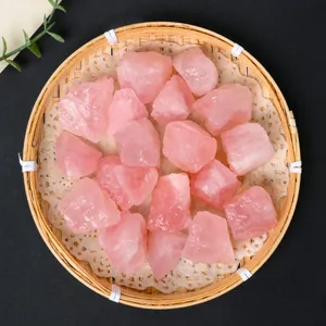 Natural Rose Quartz Raw Stone Crystal Gravel Aromatherapy Stone Healing Crystal Home Decor Ornaments
