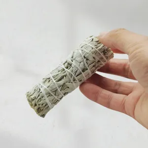 California white sage smudging stick natural herb bundle for cleansing space meditation aroma
