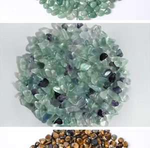 7-9mm natural crystal stones healing gravel for aquarium fish tank decoration potting