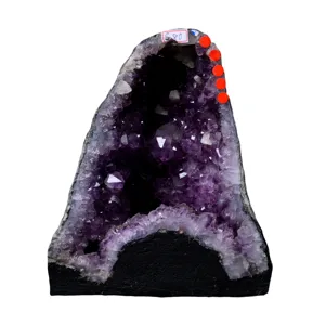 Natural Uruguay Amethyst Geode Crystal Cluster Luxury Wealth Feng Shui Home Decor Main Image