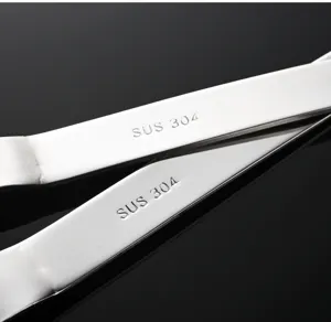 304 Stainless Steel Children Fork Spoon Detail Close-up Stainless Steel Cutlery Handle Part