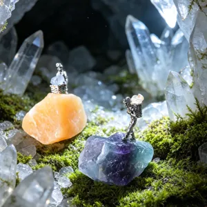 Figura en miniatura de minero de cristal bruto natural, decoración de piedra mineral única.