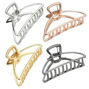 Metal hair claw clips set medium hollow shark clip hairpin hair accessories pack