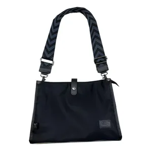Threebox stylish nylon crossbody bag, Japanese zipper oxford shoulder bag for men and daily use.