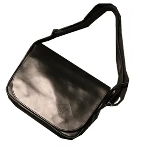 Mens vintage black shoulder bag messenger bag casual crossbody bag for men stylish