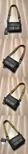 Men black soft leather messenger bag with wide geometric strap casual crossbody bag
