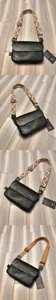Men's casual crossbody shoulder bag with stylish wide woven strap and durable leather design.