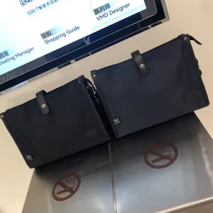 Threebox bolso cruzado de nailon para hombre negocios casual elegante uso diario.