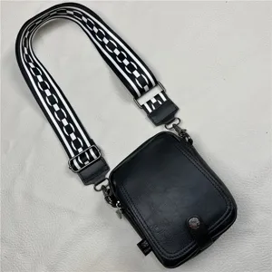 Men's Fashion Vertical Crossbody Bag Trendy Casual Shoulder Bag Outdoor Mobile Phone Pouch