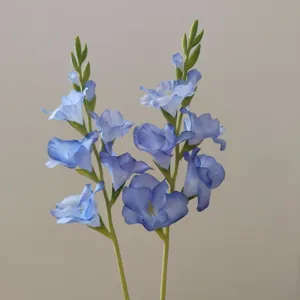 Artificial Gladiolus Flower Single Stem Silk Flower Faux Floral Home Living Room Decor Photography Prop Wedding Arrangement