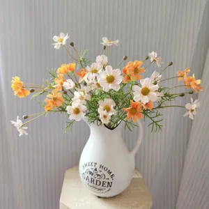 Artificial Daisy Flower Silk Fake Flowers Branch For DIY Hair Accessories Home Wedding Party Photography Decoration