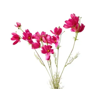 86cm artificial cosmos silk flowers pink fake floral stems for home wedding decor party prop
