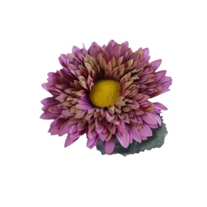 Flor artificial girasol de seda decoración para sala de estar centro de mesa del hogar