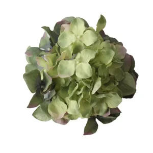 Artificial Silk Hydrangea Flower Head Faux Hortensia Bloom for DIY Home Party Decor New